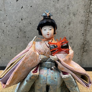 Traditional Japanese doll, Hina Ningyo, Handmade Doll, Hina doll, Vintage doll, Hina Matsuri doll
