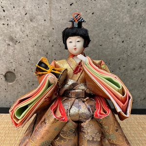 Traditional Japanese doll, Hina Ningyo, Handmade Doll, Hina doll, Vintage doll, Hina Matsuri doll
