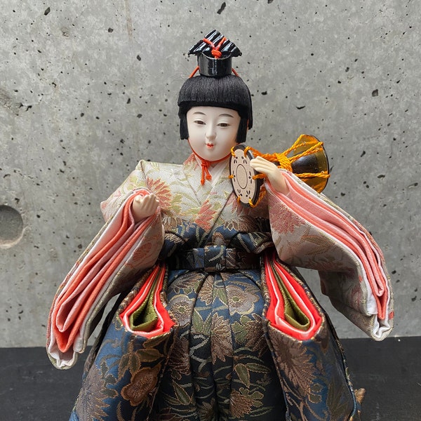 Traditional Japanese doll, Hina Ningyo, Handmade Doll, Hina doll, Vintage doll, Hina Matsuri doll