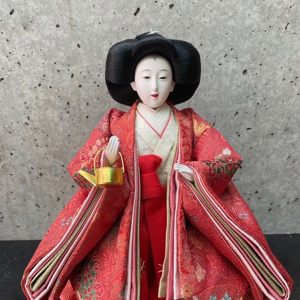 Traditional Japanese Doll, Hina Matsuri Doll, Hina Ningyo, Handmade Doll, Hina Doll, Vintage Doll