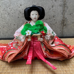 Traditional Japanese doll, Hina Ningyo, Handmade Doll, Hina doll, Vintage doll, Hina Matsuri doll