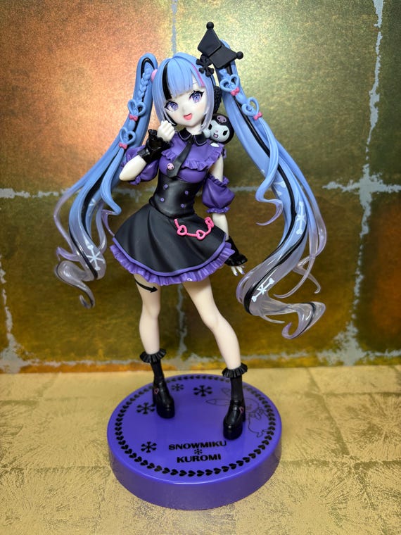 Snow Miku Kuromi Trio-try-it Figure Hatsune Miku - Etsy
