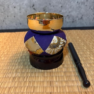 Japanese Buddhist Altar Bell, Small Singing Bowl, Japanese Orin