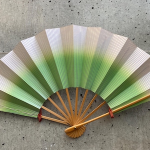 Folding fan, Vintage dance paper fan, Japanese vintage fan