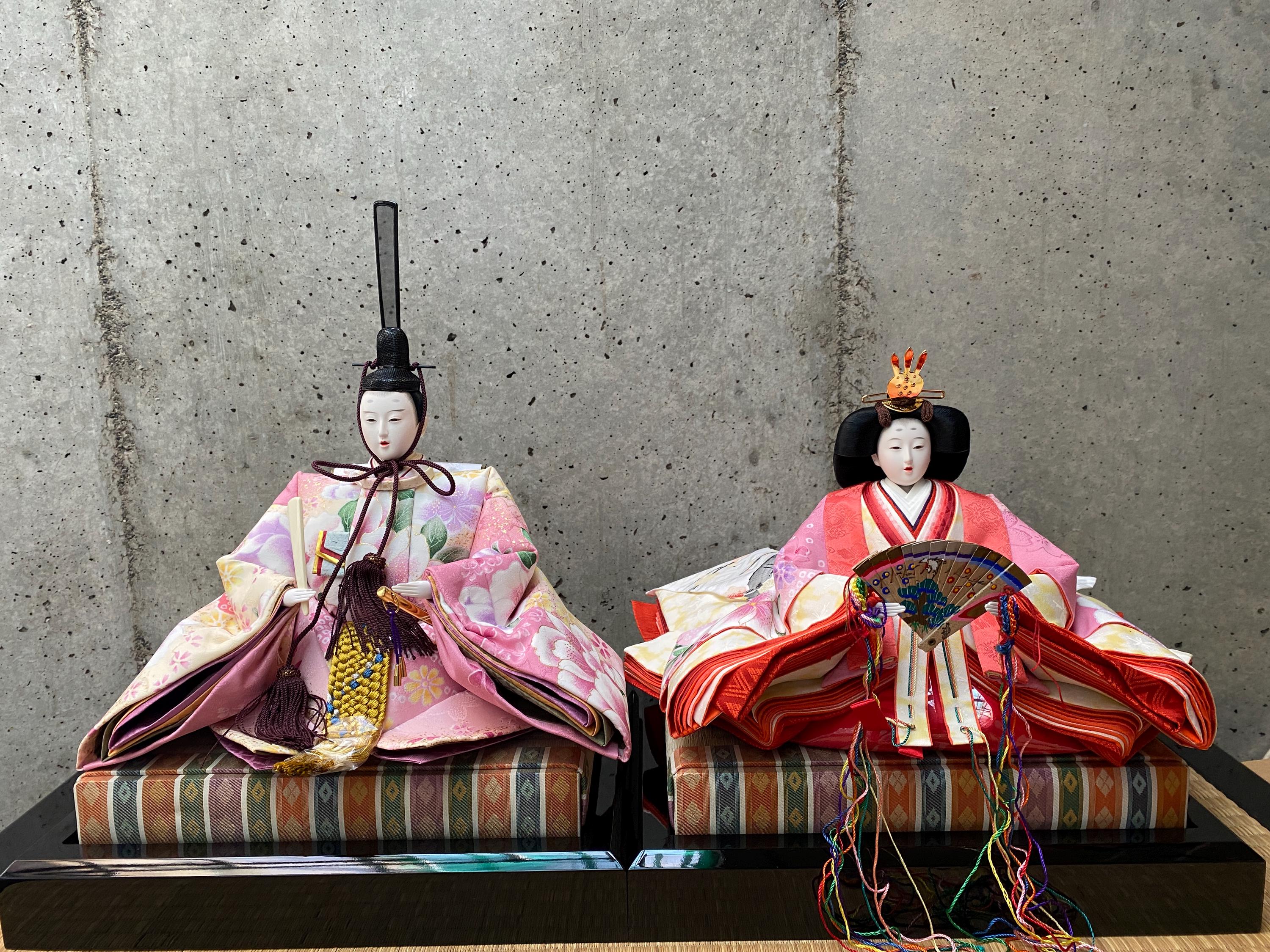 ノリタケ＊陶製 雛人形／親王揃＊Japanese Hina dolls 244-145 【美品】NORITAKE ノリタケ 雛人形 親王揃 ノリタケ