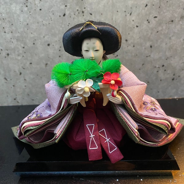 Traditional Japanese doll, Hina Ningyo, Handmade Doll, Hina doll, Vintage doll, Hina Matsuri doll