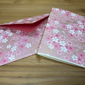 Juego de cartas de papel washi tradicional japonés