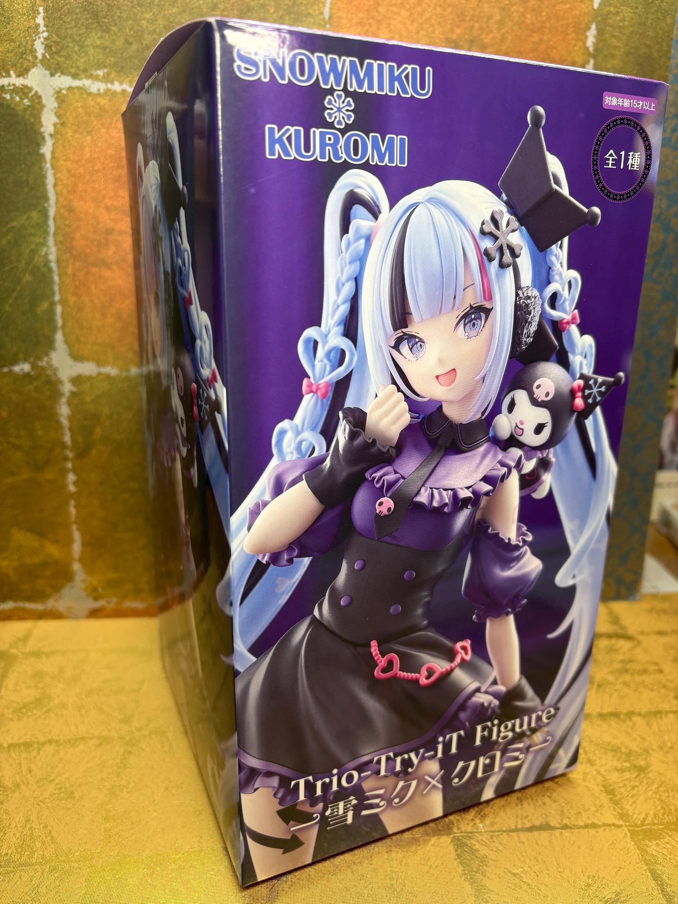 Snow Miku Kuromi Trio-try-it Figure Hatsune Miku - Etsy