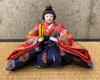Japanese hina dolls wreath / 8”x8” - Etsy 日本