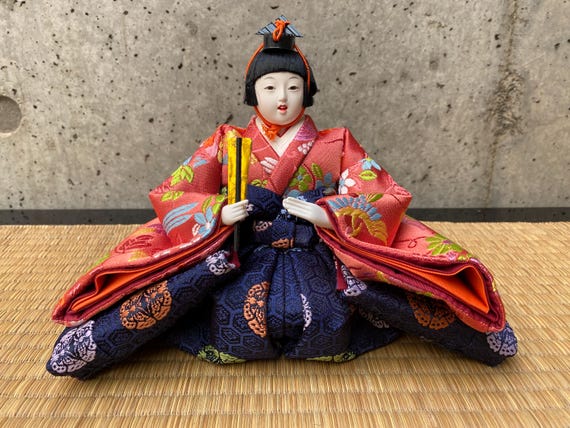 Traditional Japanese Doll, Hina Ningyo, Handmade Doll, Hina Doll