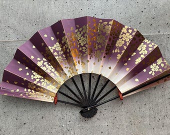 Japanese Folding Fan - Sakura. Vintage