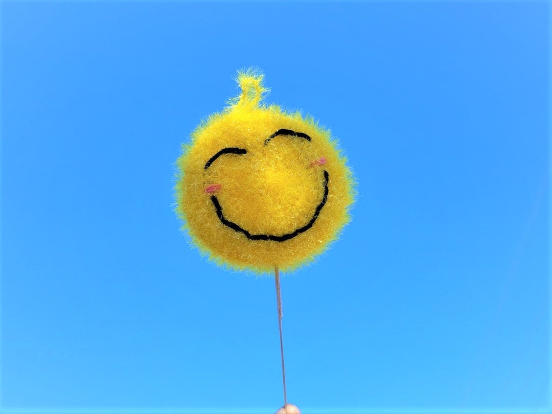 Handmade Emoji Face Scrubbies: Eco-friendly Reusable Dish Cloths - Etsy