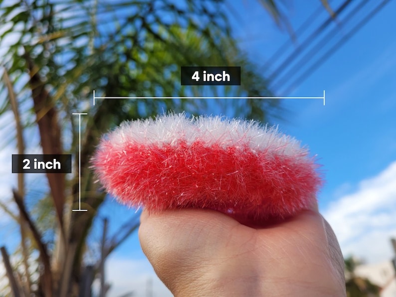 Handmade Donut Dish Sponge Scrubber