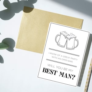 Lustiger Vorschlag Karte, Schritt Brüder Karte, Trauzeuge Vorschlag, Trauzeugen Vorschlag, Trauzeuge Vorschlag Karte, Groomsmen Vorschlag, Trauzeuge Karte