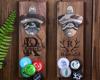 Red & Silver Two Function Bottle Opener with Magnet 2 Pk Red & Silver Two Function Bottle Opener with Magnet 2 Pk