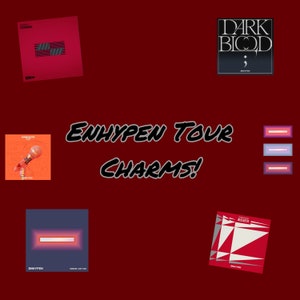 Enhypen Tour Phone/Lightstick Charms!