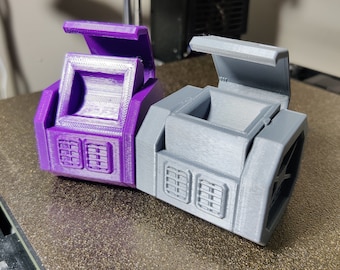 3D Printable Sci Fi Inspired Ring Box - STL