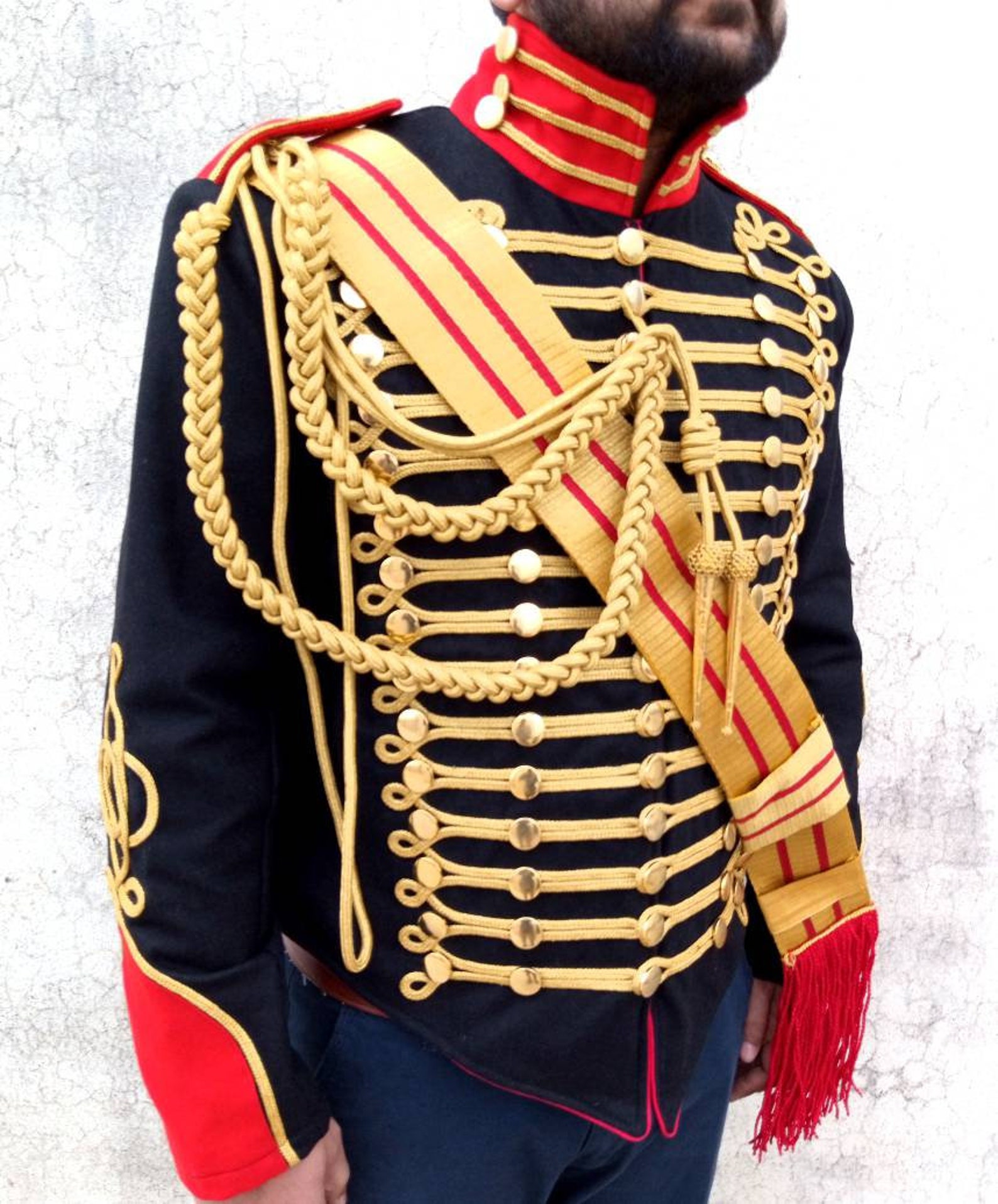 Mens Jacket Ceremonial Hussar Officers With Aiguillette and Etsy