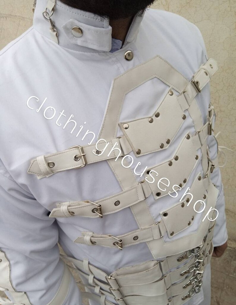 punk coat heavy gothic coat Gothic jacket Hellraiser Dark Goth Coat Gothic Steampunk Jacket Punk Vampire Men Long Coat bondage jackets