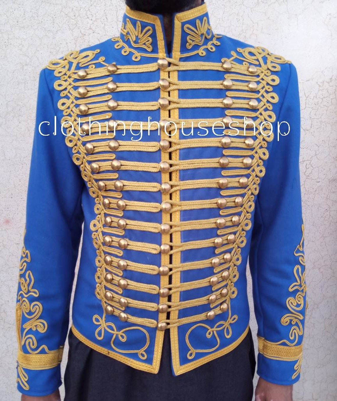 Mens Military Hussar Jacket Hussar Jacket for Men Wool Etsy