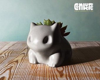 Mini Bulbasaur Concrete Succulent Planter | Garlic Holder