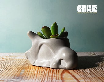 Mini Cubone Concrete Succulent Planter