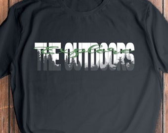 Outdoors Hiking Camping Shirt, Explore the Outdoors, Love the Outdoors, Wander Lust, Gifts for Him, Gift for Her, Get Outdoors Enthusiast