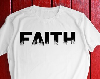Faith T-shirt, Christian Shirt, Religious Shirt, Church, Disciple, Love, Grace, Faith, Inspiration Words, Motivational Gifts