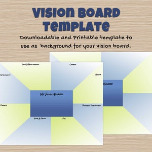 Vision Board Printables, Vision Board Kit, Vision Board Template, Vision Board Supplies