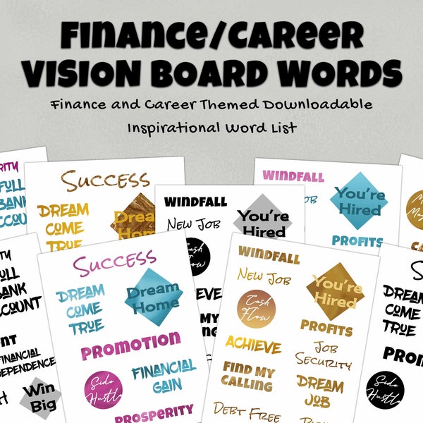 Vision Board - Etsy