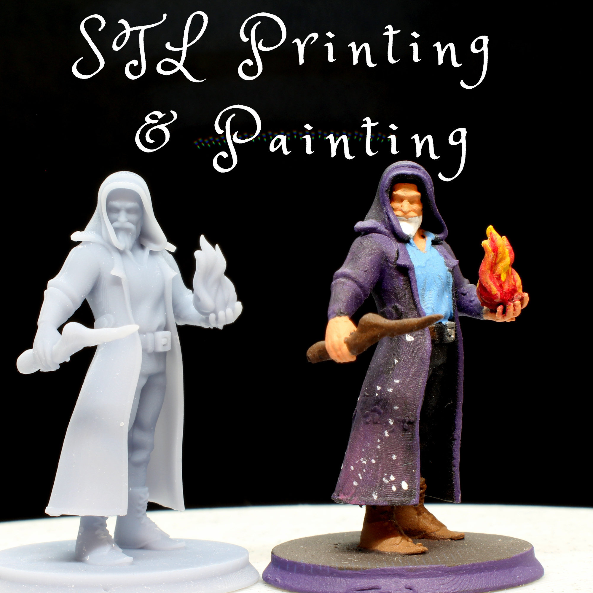 Stl 3d Print And Paint Service Perfect For Hero Forge Etsy