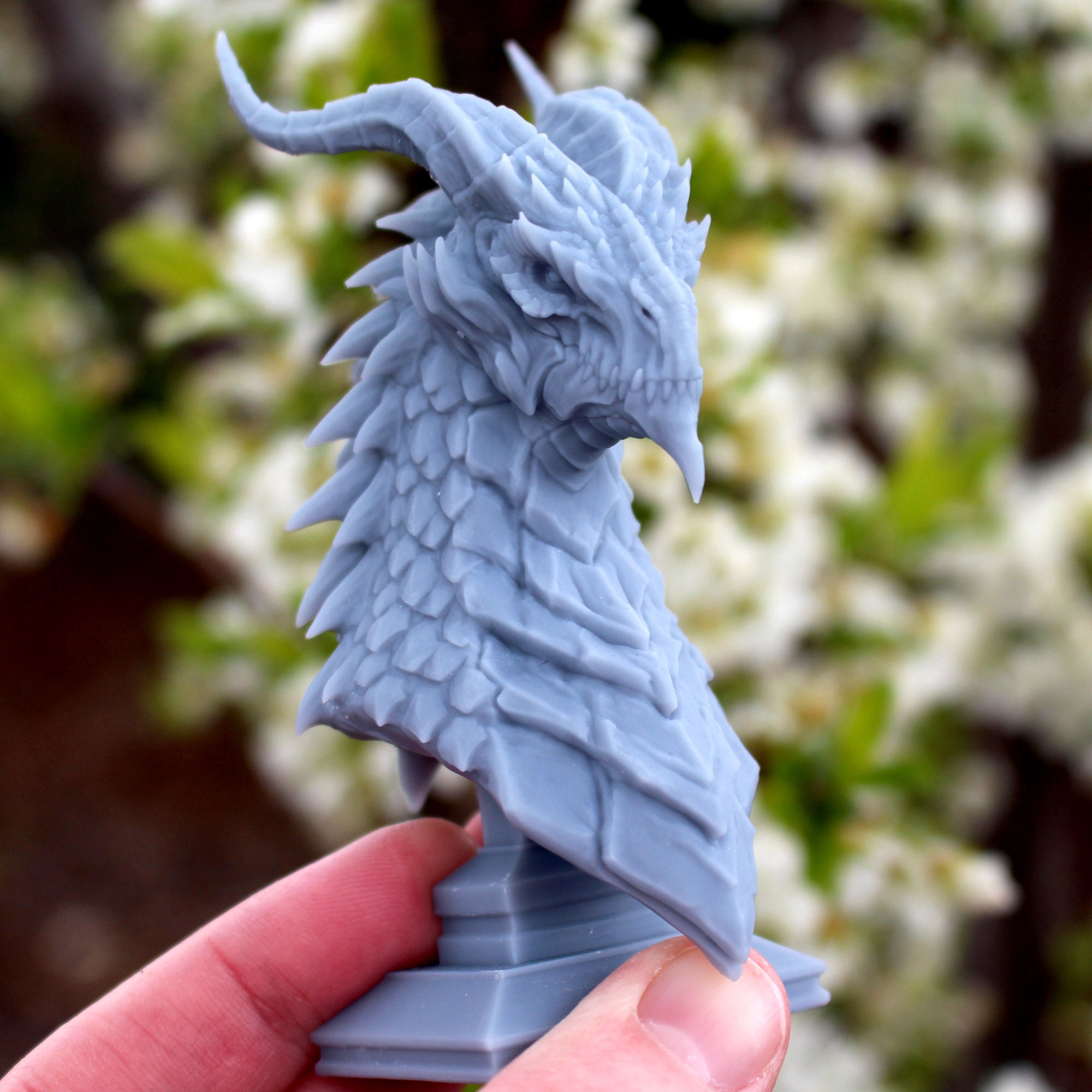 4 Inch groß Fantasy Dragon Display Büste. Hochwertiger Resin Etsy.de