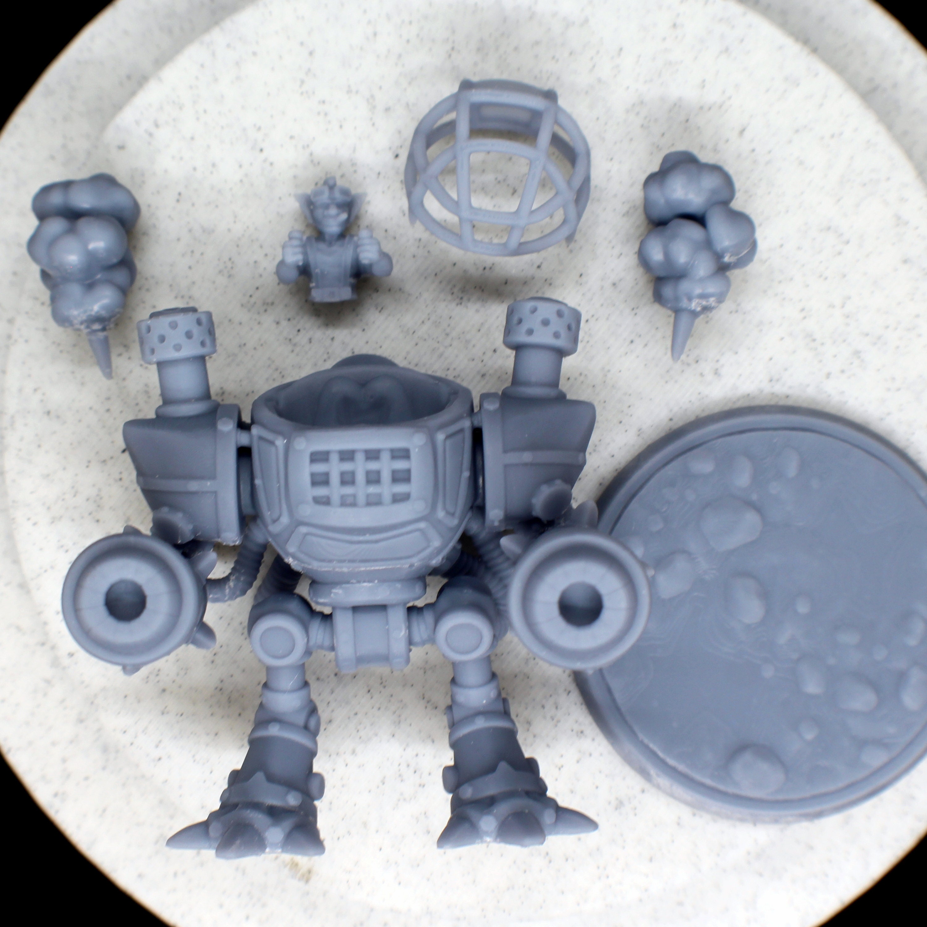 Goblin Robot Miniature Large Creature 2 inch base for DnD Etsy