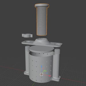 Ostpress STL-fil: 3D-utskrift för 2lb hårda osthjul