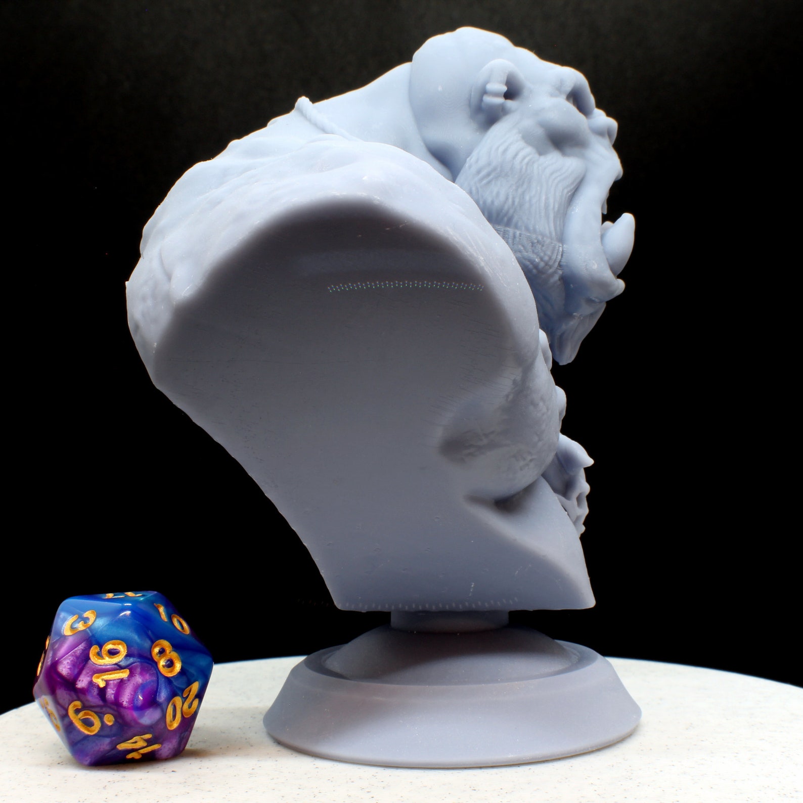 Ogre or Orc Fantasy Bust High Quality 3D Resin Print 9cm Etsy