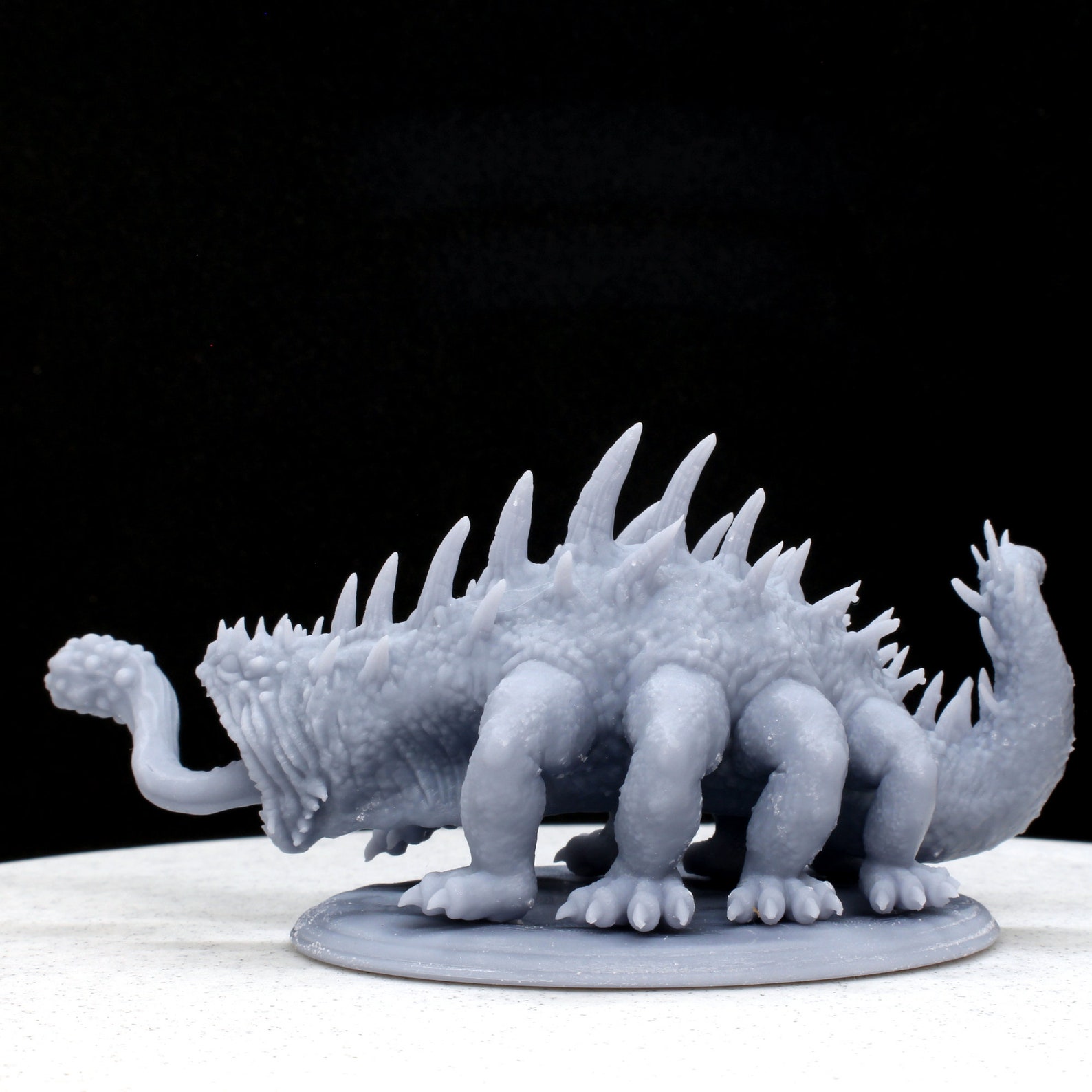 Basilisk Miniature Large Size 2 inch base DnD Monster Etsy