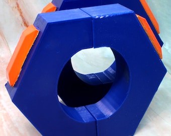 3D-Printed Wrist Cuffs for Neon Genesis Evangelion Cosplay.