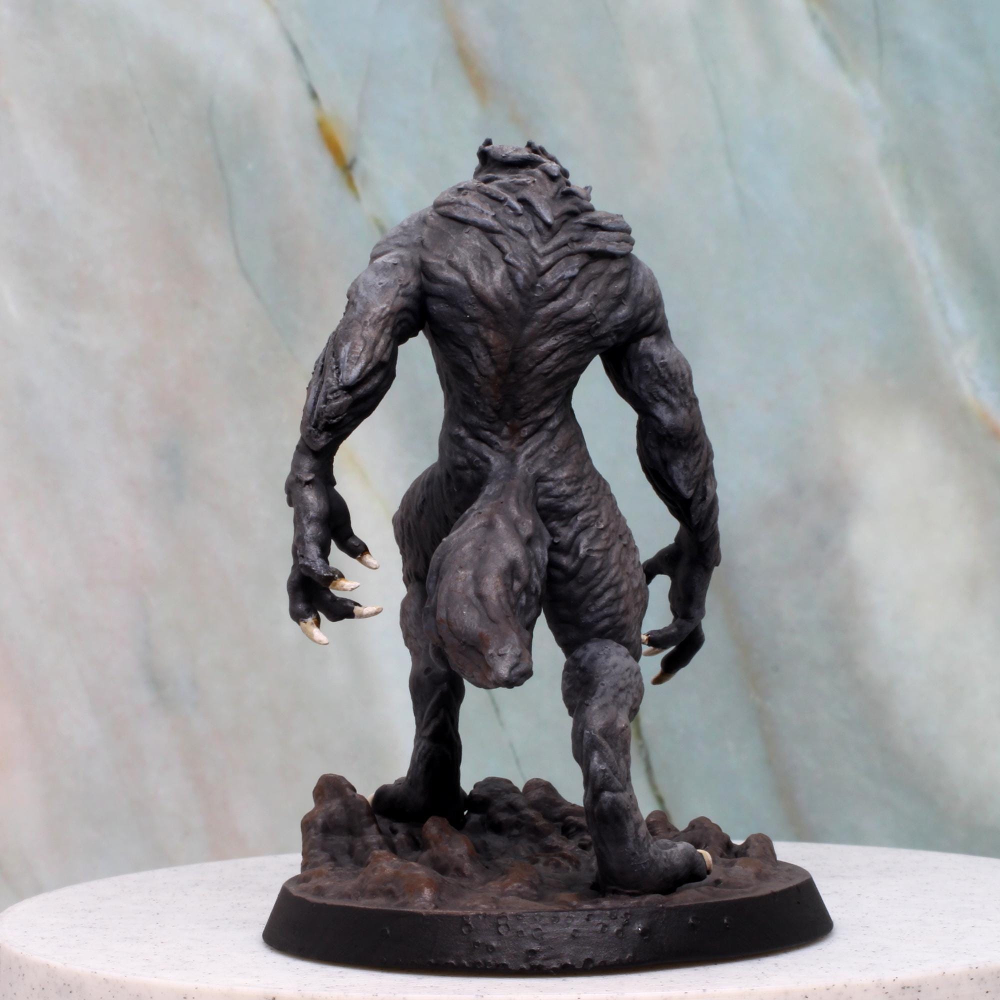 大型狼男フィギュア：75mmスケール 3D樹脂プリント - Etsy 日本