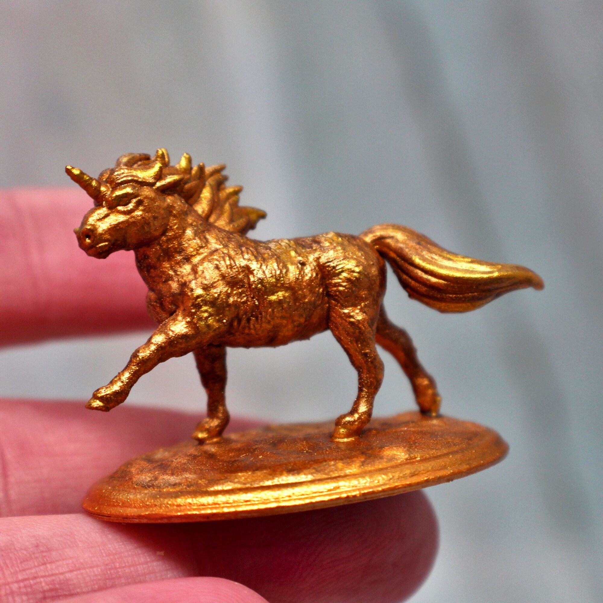Pony Unicorn Miniature Model,  3D Resin Print.  Available printed, primered, or painted!