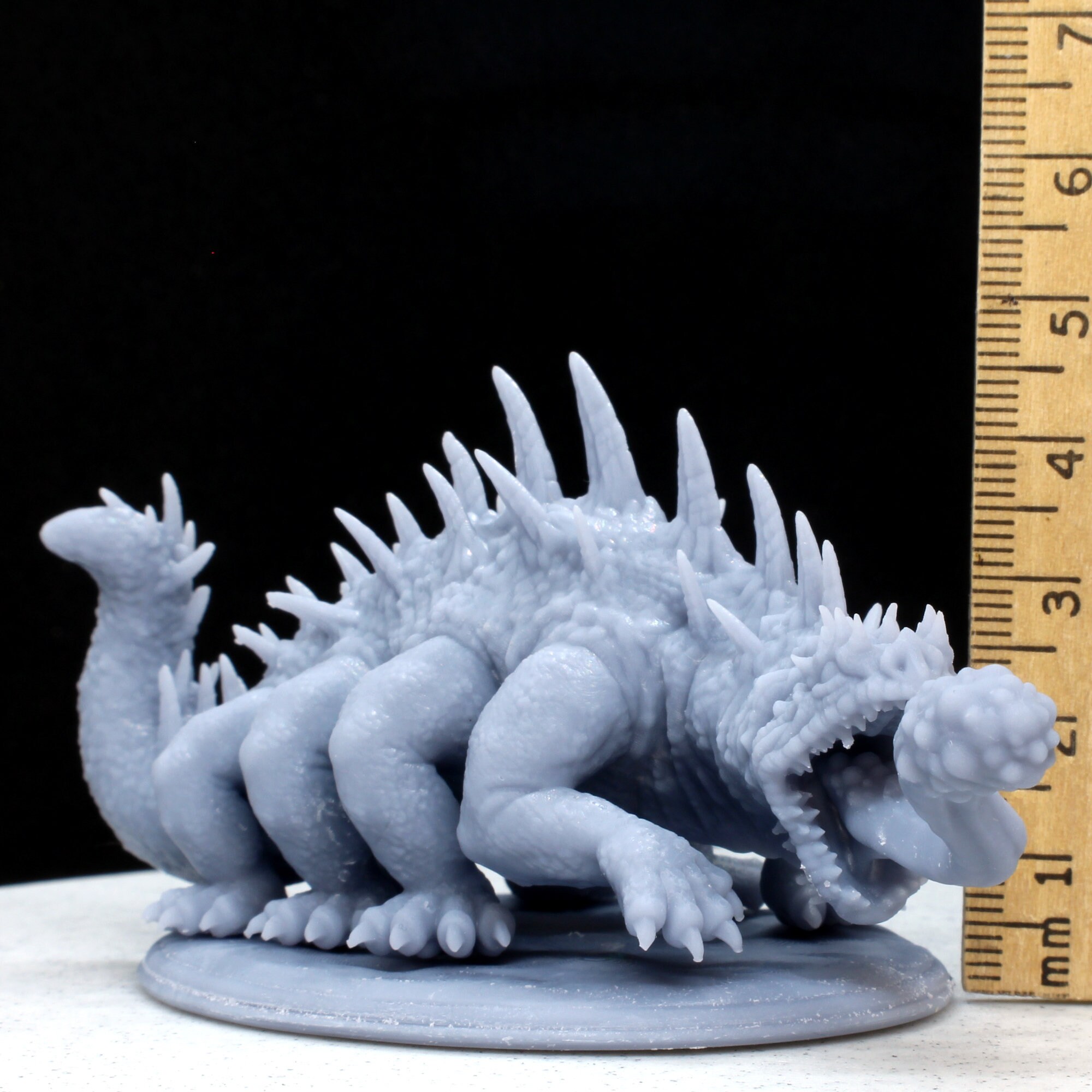 Basilisk Miniature Large Size 2 inch base DnD Monster | Etsy