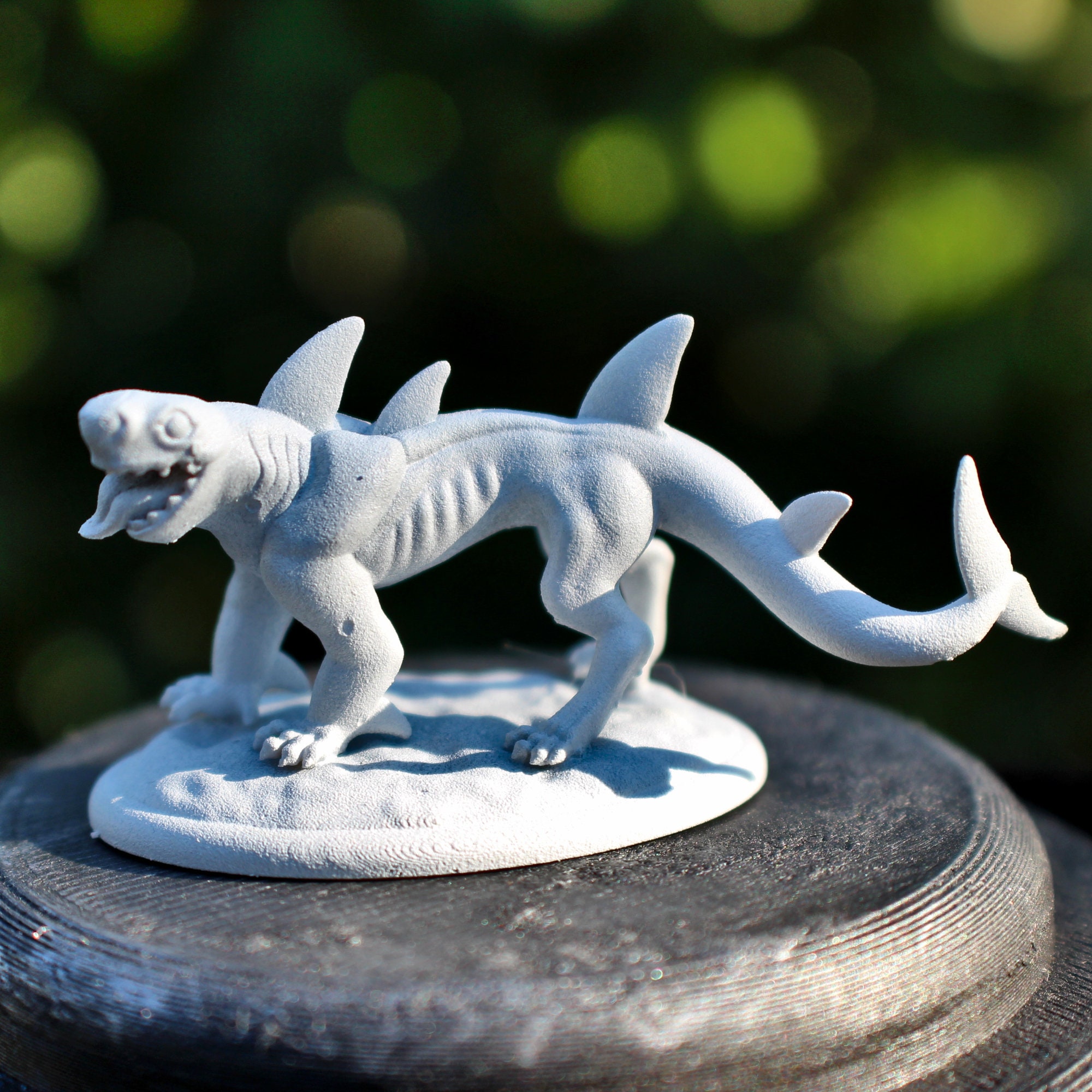 Land Shark Pet Monster Miniature for Dnd, Ttrpgs. Resin 3d-print