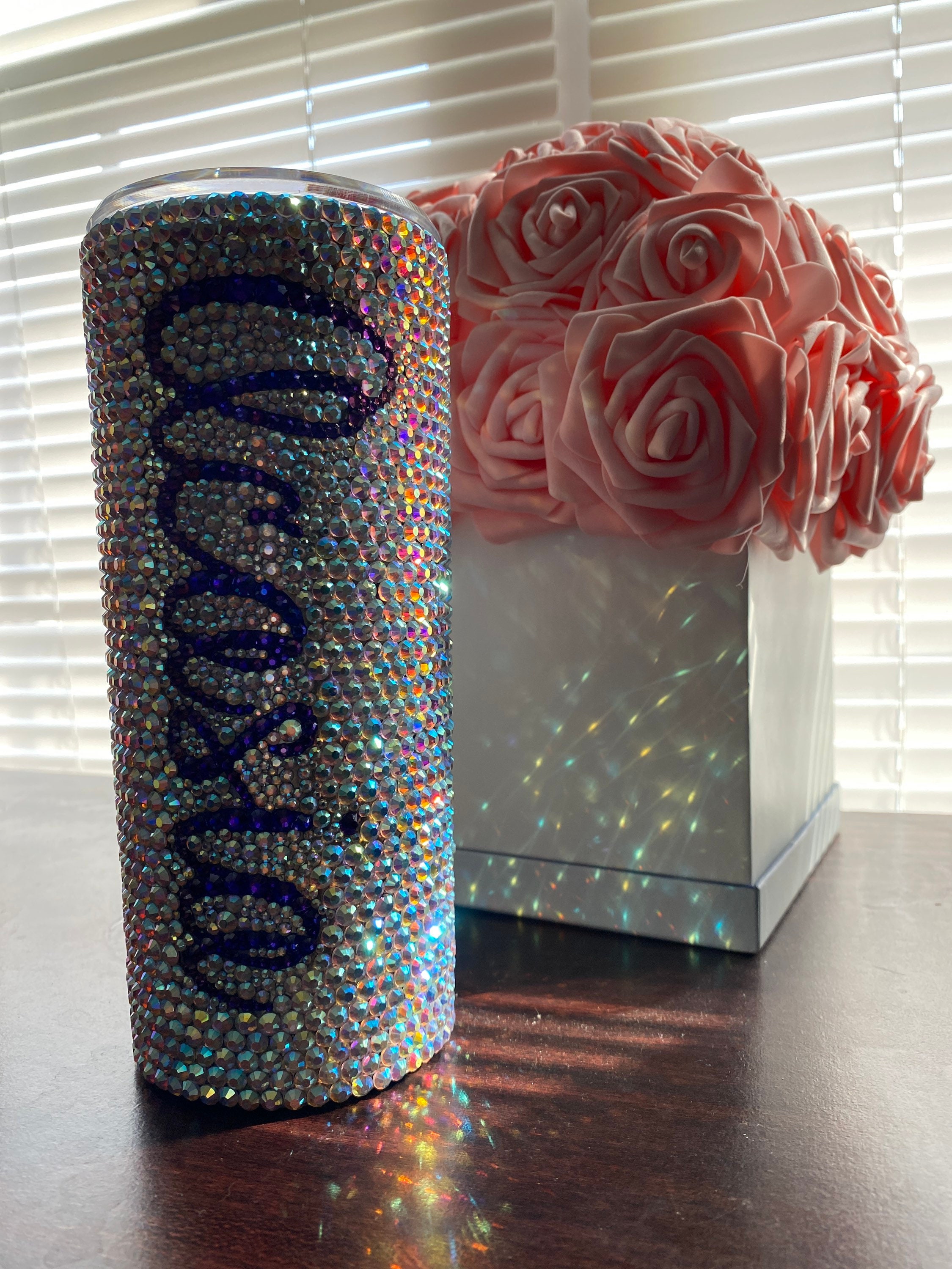 Bling Tumblerrhinestone Tumbler Etsy UK