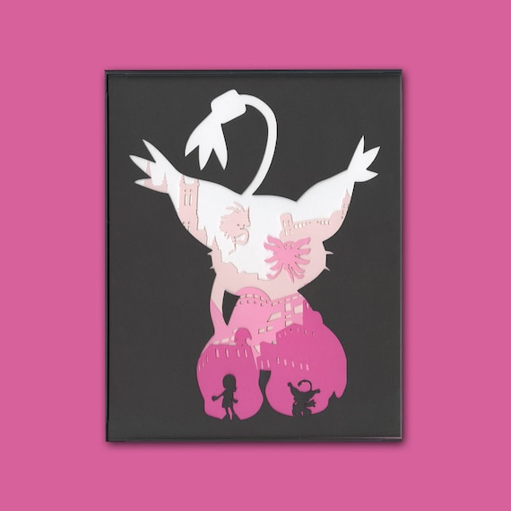 Gatomon - Paper Art- Digimon