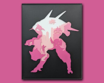 D.VA - Paper Art - Overwatch