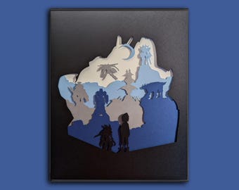 Lobomon - Paper Art- Digimon