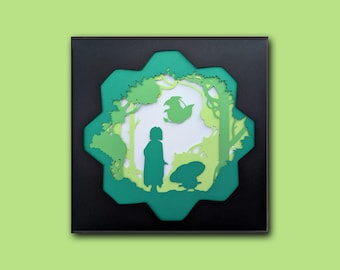 Erika - Celadon City - Grass Gym Leader - Pokemon - Paper Art