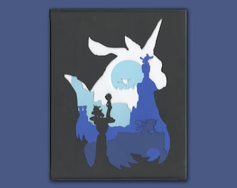 Gabumon - Paper Art- Digimon