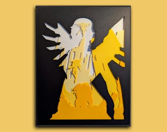 Mercy - Paper Art- Overwatch