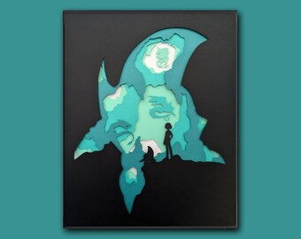 Betamon - Paper Art- Digimon