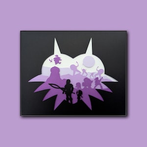 Majora's Mask - Paper Art- The Legend of Zelda